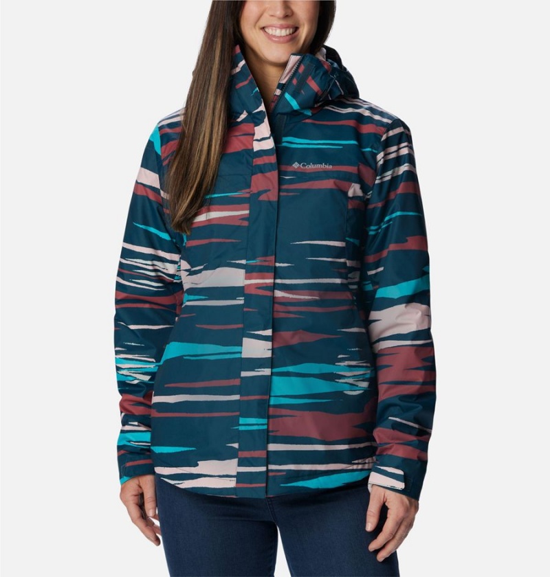 Columbia Tunnel Falls II Interchange Women\'s 3 In 1 Jackets Turquoise | YAKSPT-754