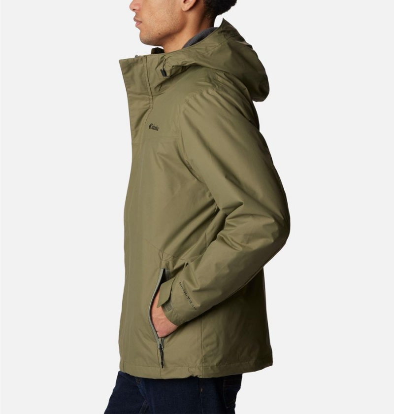 Columbia Tunnel Falls Interchange Men's 3 In 1 Jackets Green | MIWSUC-025