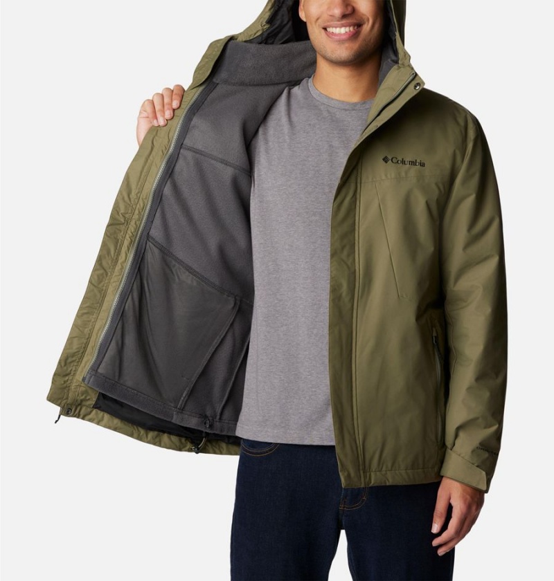 Columbia Tunnel Falls Interchange Men's 3 In 1 Jackets Green | MIWSUC-025