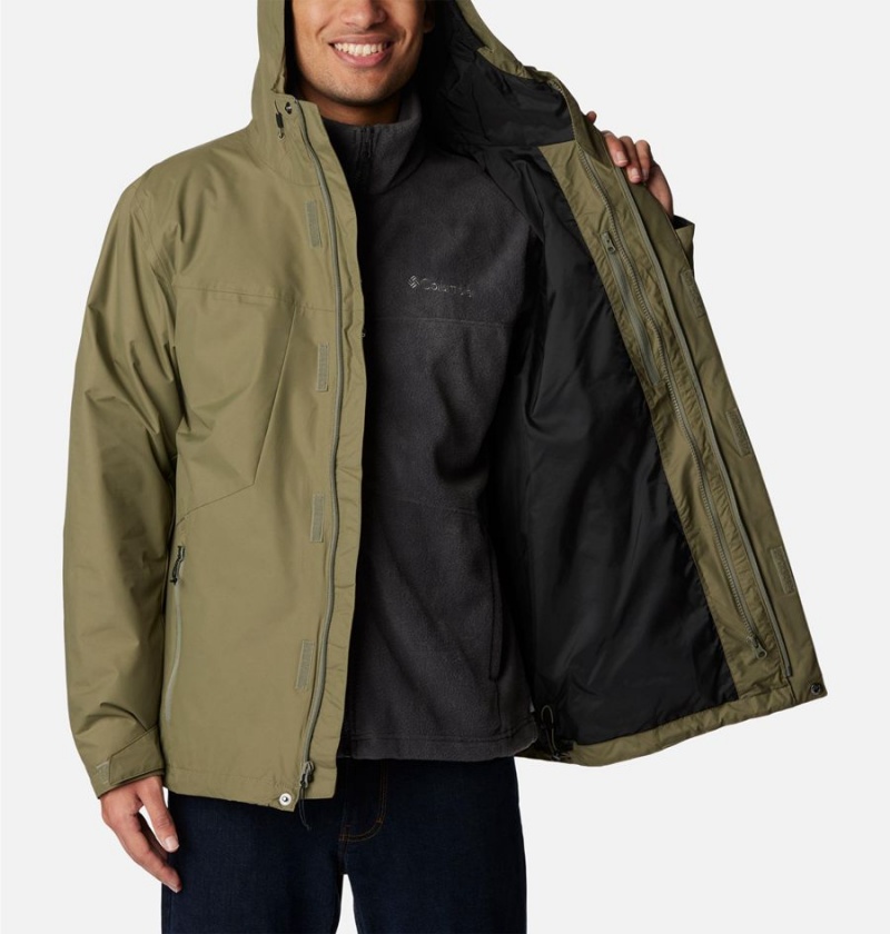 Columbia Tunnel Falls Interchange Men's 3 In 1 Jackets Green | MIWSUC-025