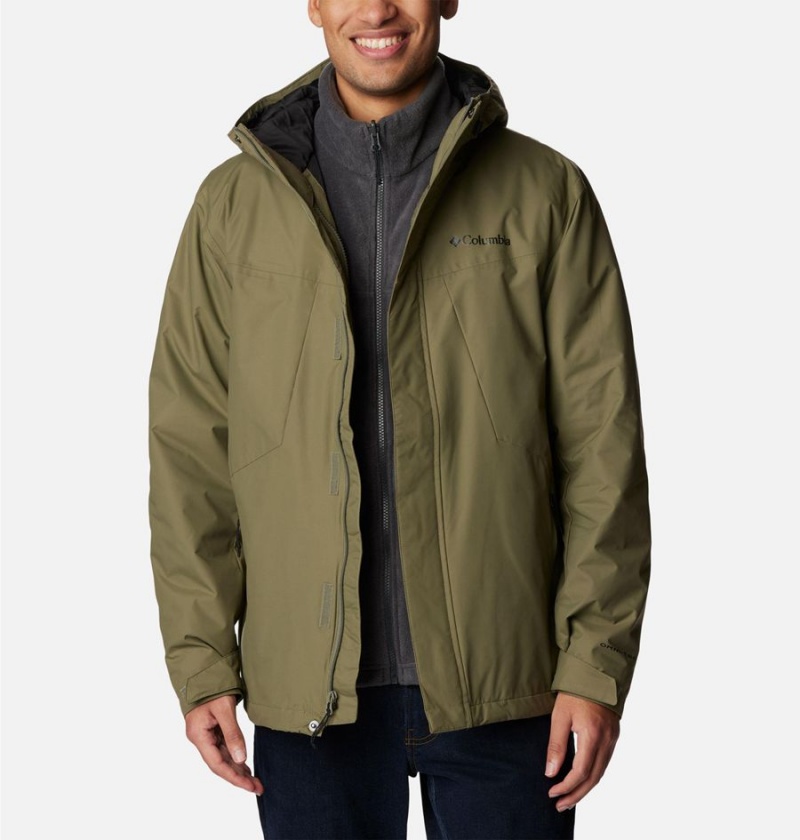 Columbia Tunnel Falls Interchange Men's 3 In 1 Jackets Green | MIWSUC-025