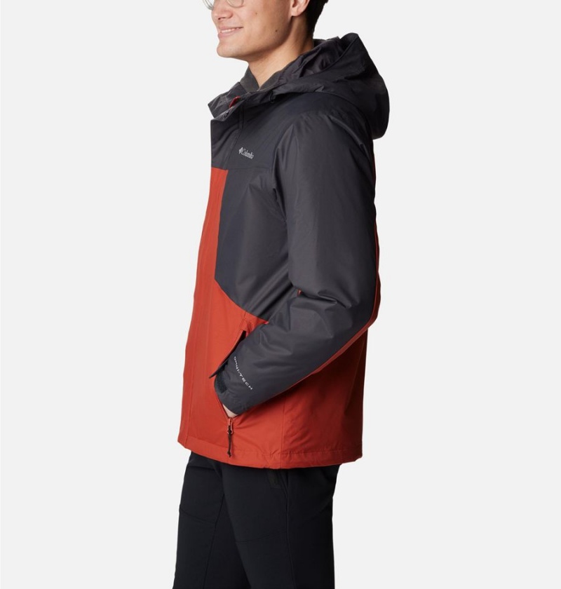 Columbia Tunnel Falls Interchange Men's 3 In 1 Jackets Red | CFIAXN-498