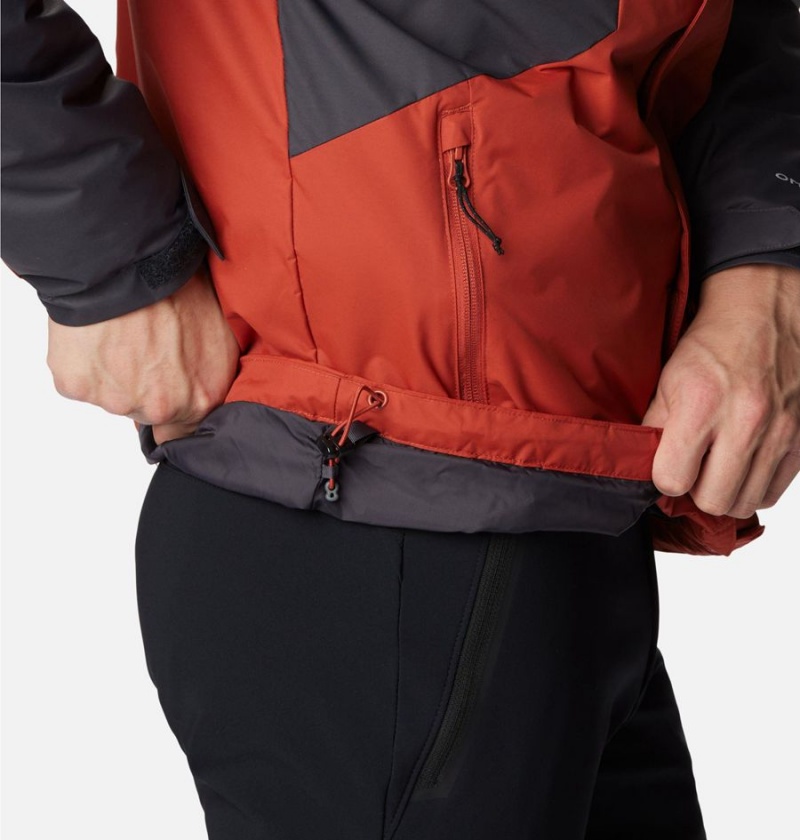 Columbia Tunnel Falls Interchange Men's 3 In 1 Jackets Red | CFIAXN-498