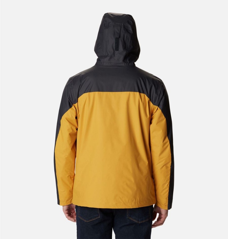 Columbia Tunnel Falls Interchange Men's 3 In 1 Jackets Yellow | LRFYKA-387