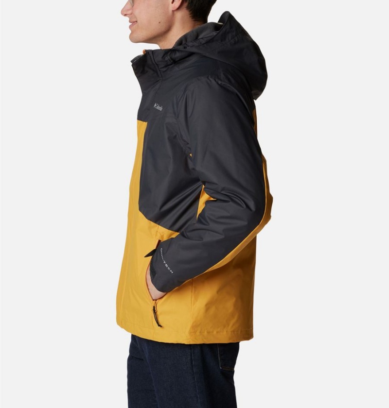 Columbia Tunnel Falls Interchange Men's 3 In 1 Jackets Yellow | LRFYKA-387