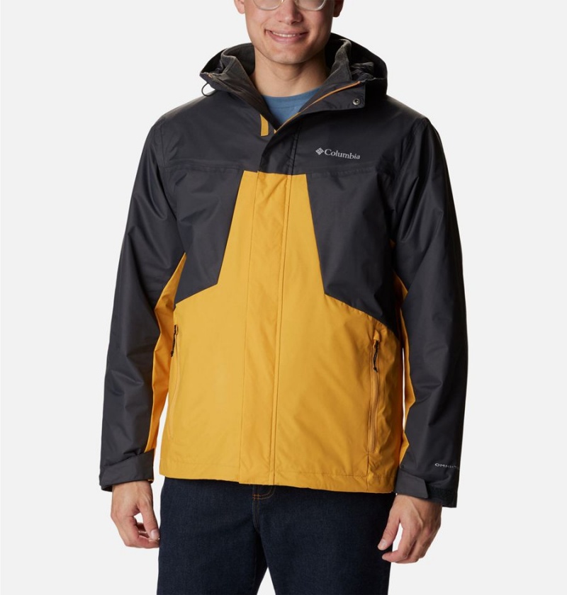 Columbia Tunnel Falls Interchange Men\'s 3 In 1 Jackets Yellow | LRFYKA-387