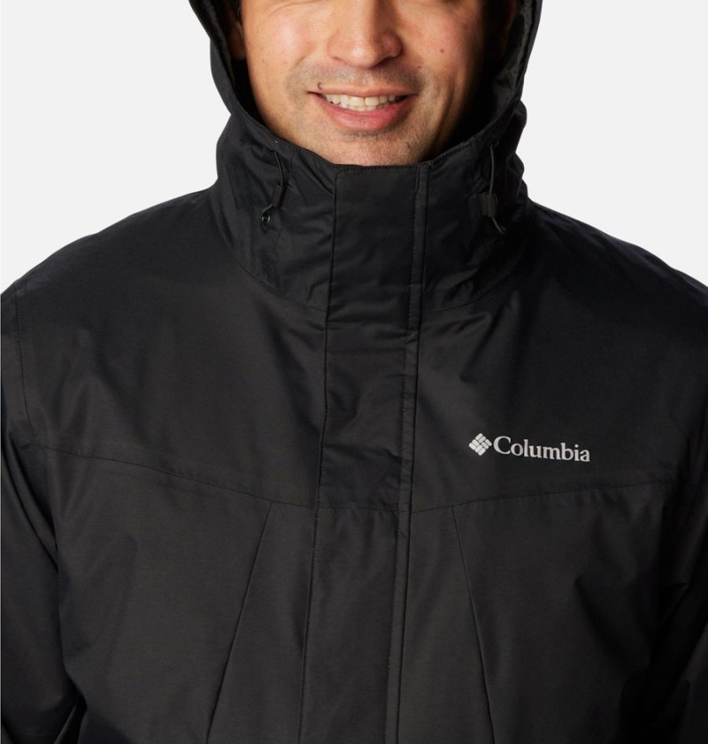 Columbia Tunnel Falls Interchange Men's 3 In 1 Jackets Black | JEOACS-491