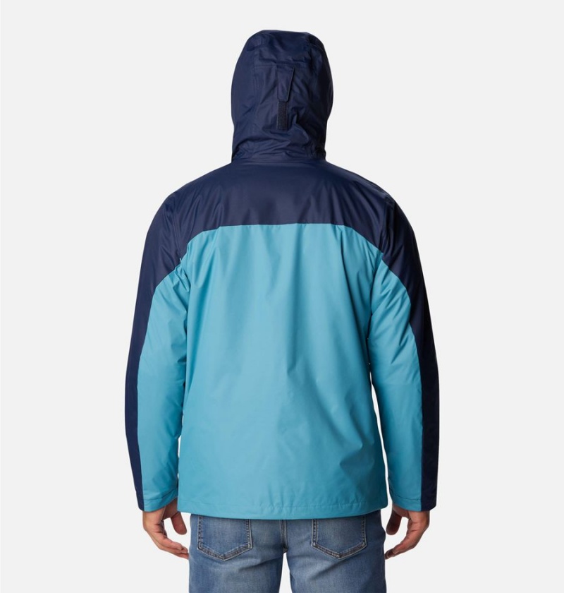 Columbia Tunnel Falls Interchange Men's 3 In 1 Jackets Navy | CRYTQL-682