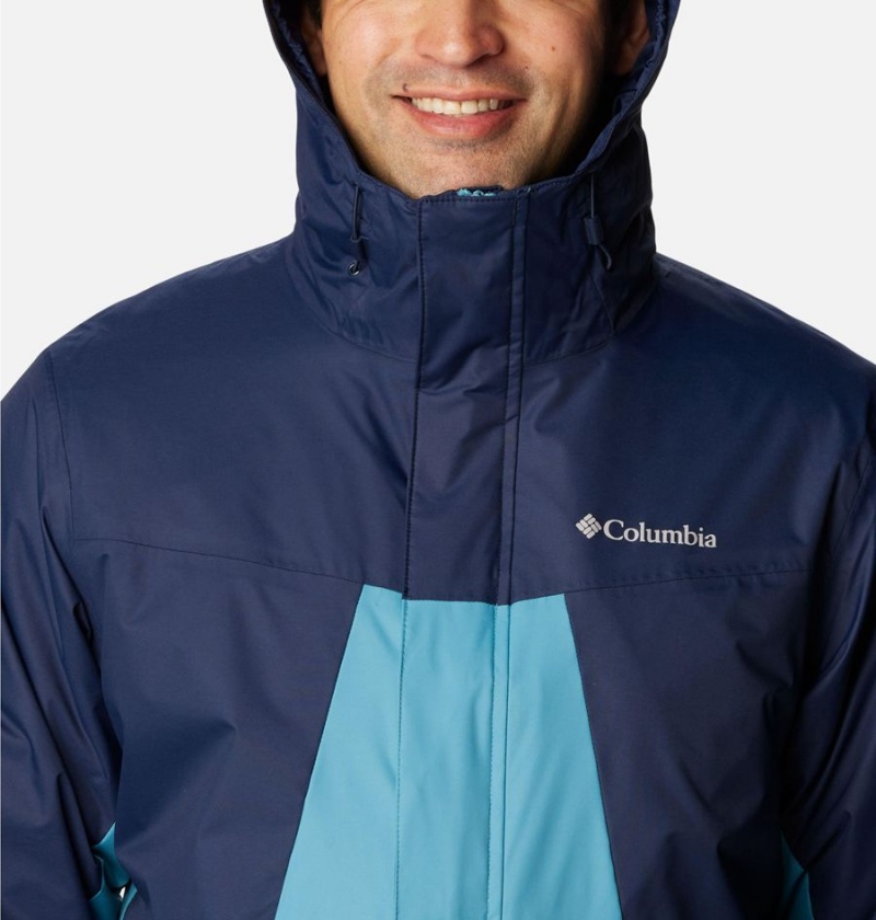 Columbia Tunnel Falls Interchange Men's 3 In 1 Jackets Navy | CRYTQL-682