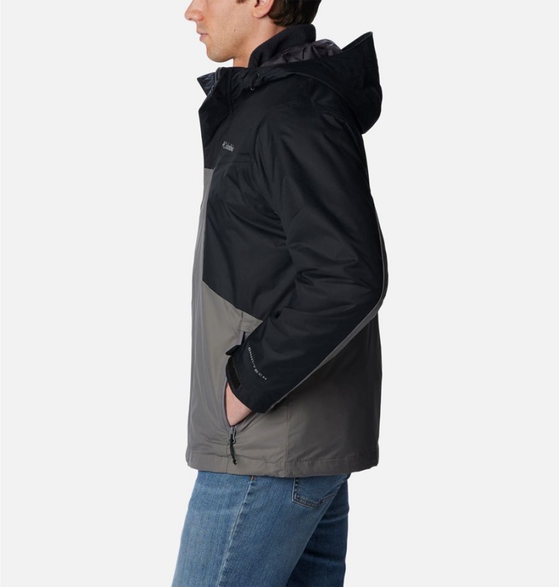 Columbia Tunnel Falls Interchange Men's 3 In 1 Jackets Grey | DAHXLO-480