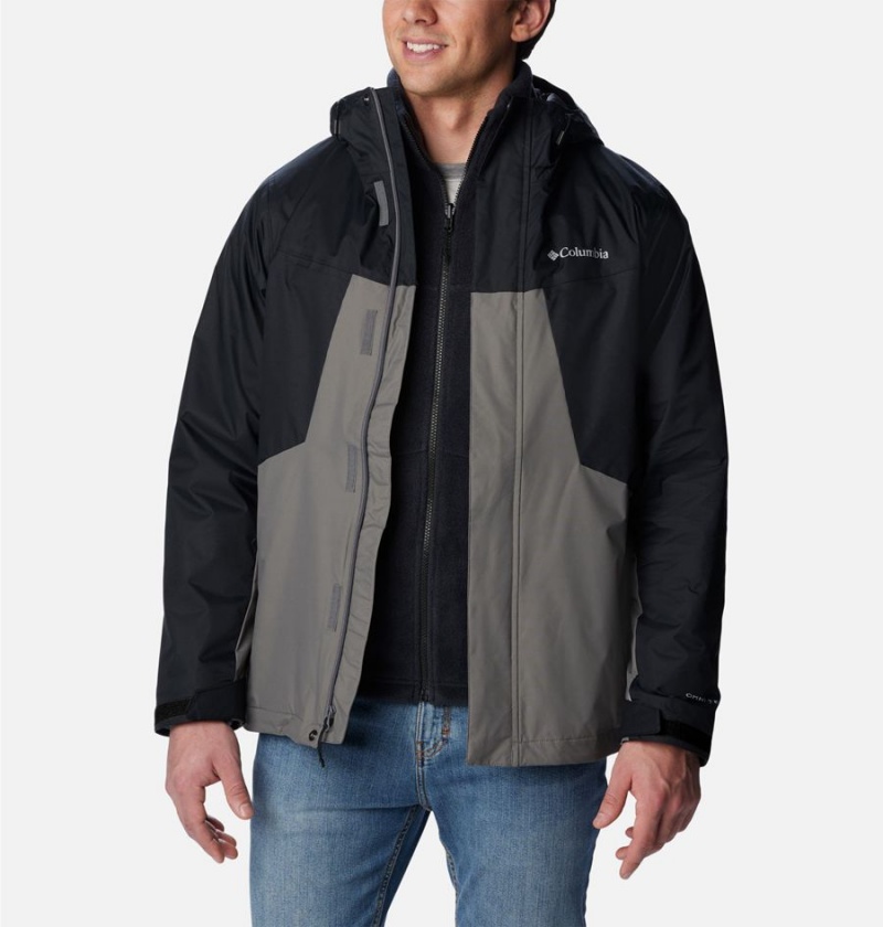 Columbia Tunnel Falls Interchange Men's 3 In 1 Jackets Grey | DAHXLO-480