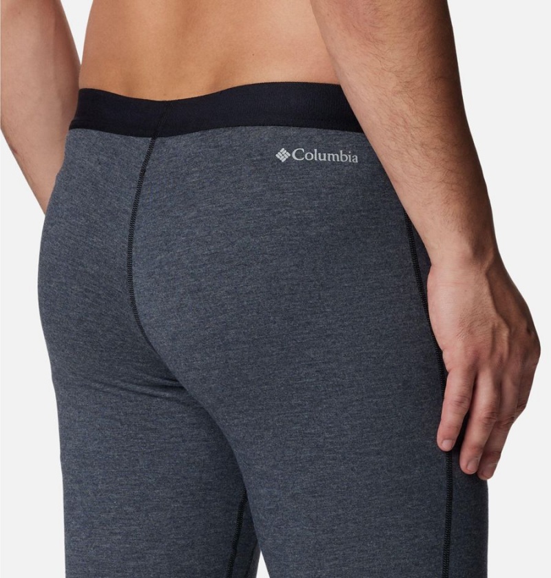 Columbia Tunnel Springs Wool Baselayer Tights Men's Pants Black | ZRQXPJ-746