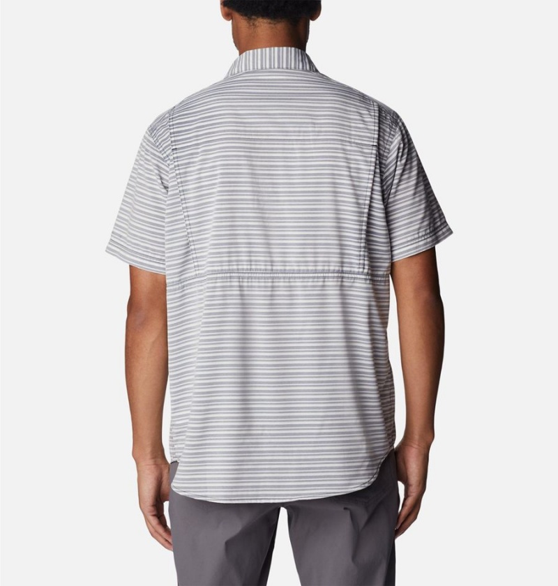 Columbia Twisted Creek III Short Sleeve Men's Shirt White | SOCUYI-975