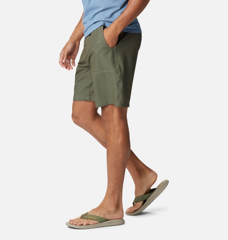 Columbia Twisted Creek Men's Shorts Green | RNBZCQ-357
