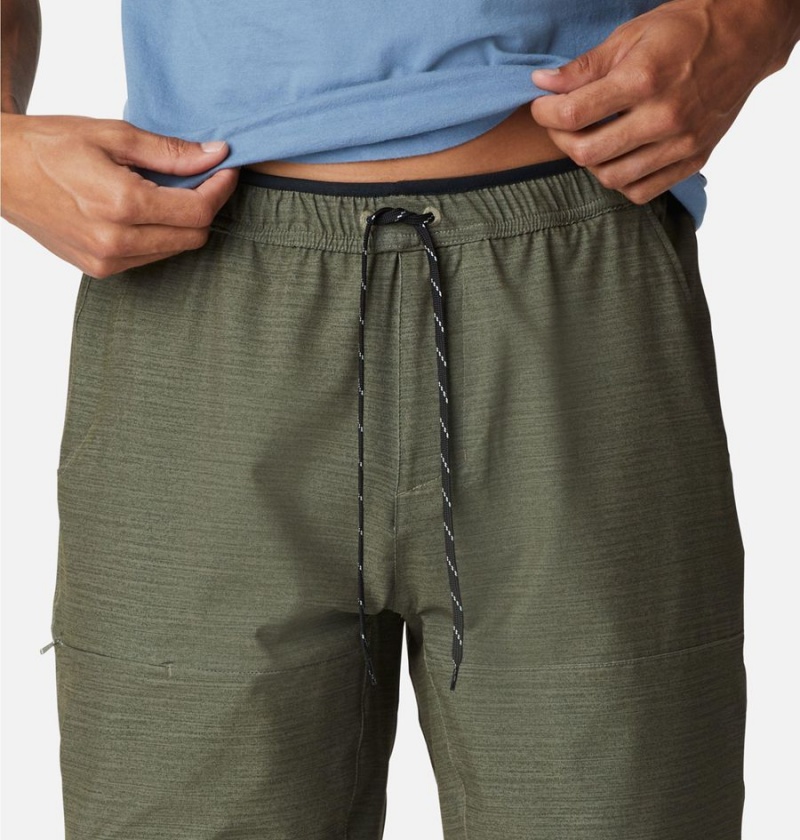 Columbia Twisted Creek Men's Shorts Green | RNBZCQ-357