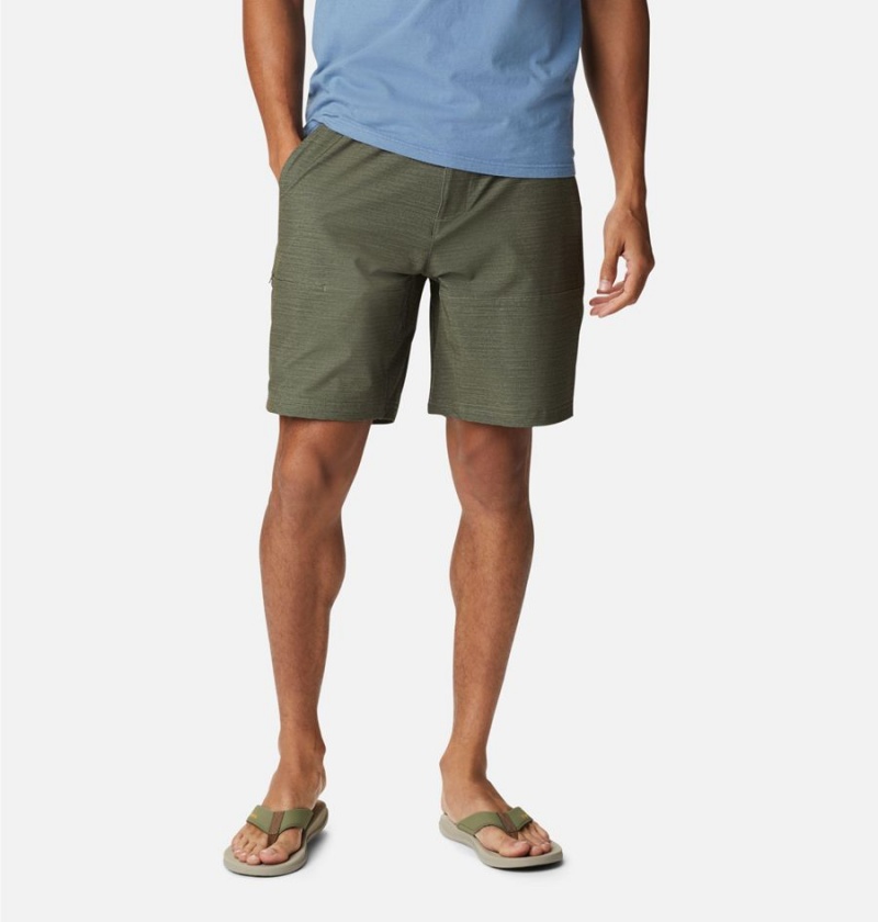 Columbia Twisted Creek Men\'s Shorts Green | RNBZCQ-357
