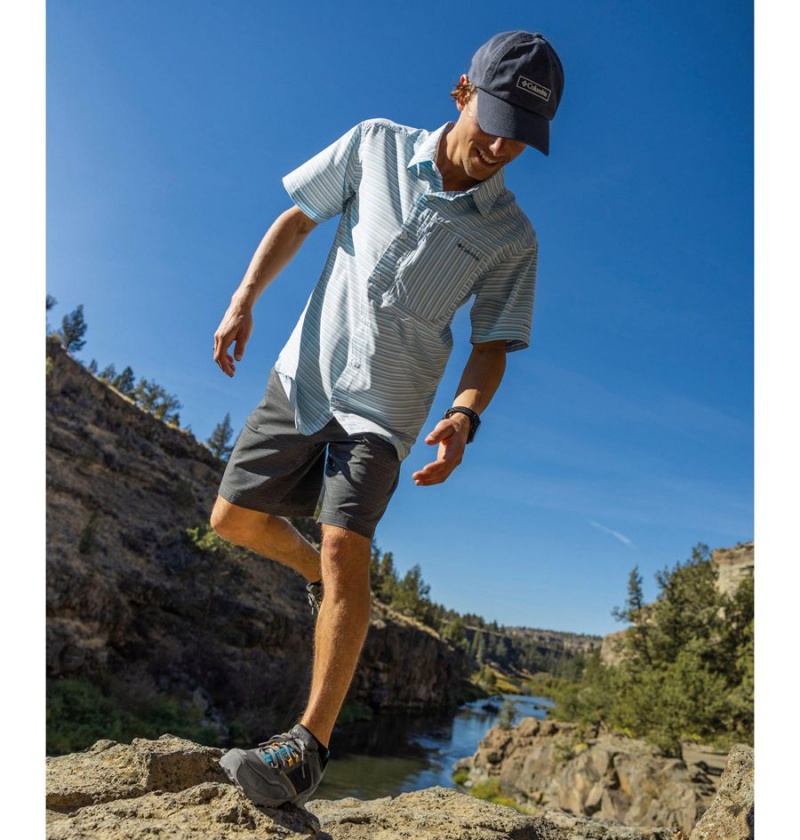 Columbia Twisted Creek Men's Shorts Grey | LHXVZS-691