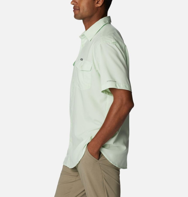 Columbia Utilizer II Solid Short Sleeve Men's Shirt Green | SKPERA-218