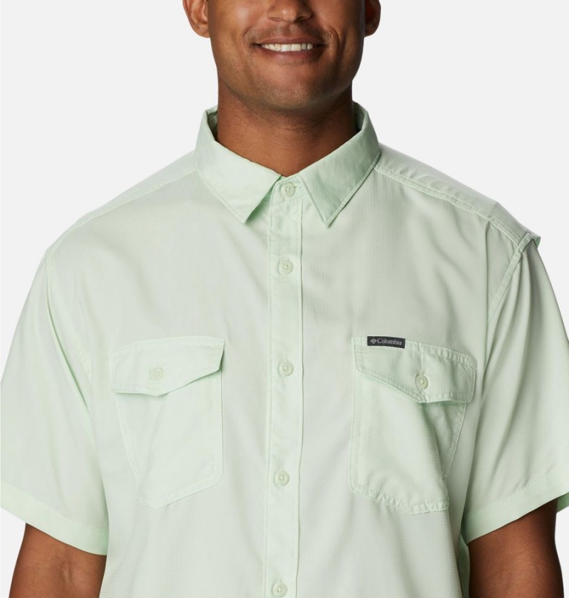 Columbia Utilizer II Solid Short Sleeve Men's Shirt Green | SKPERA-218