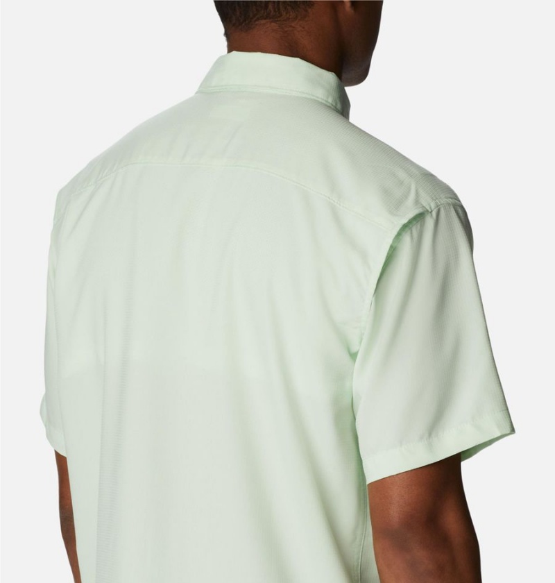 Columbia Utilizer II Solid Short Sleeve Men's Shirt Green | SKPERA-218