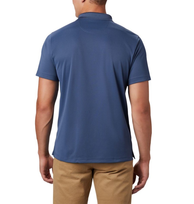 Columbia Utilizer Men's Polo Shirt Blue | DMOPVT-813