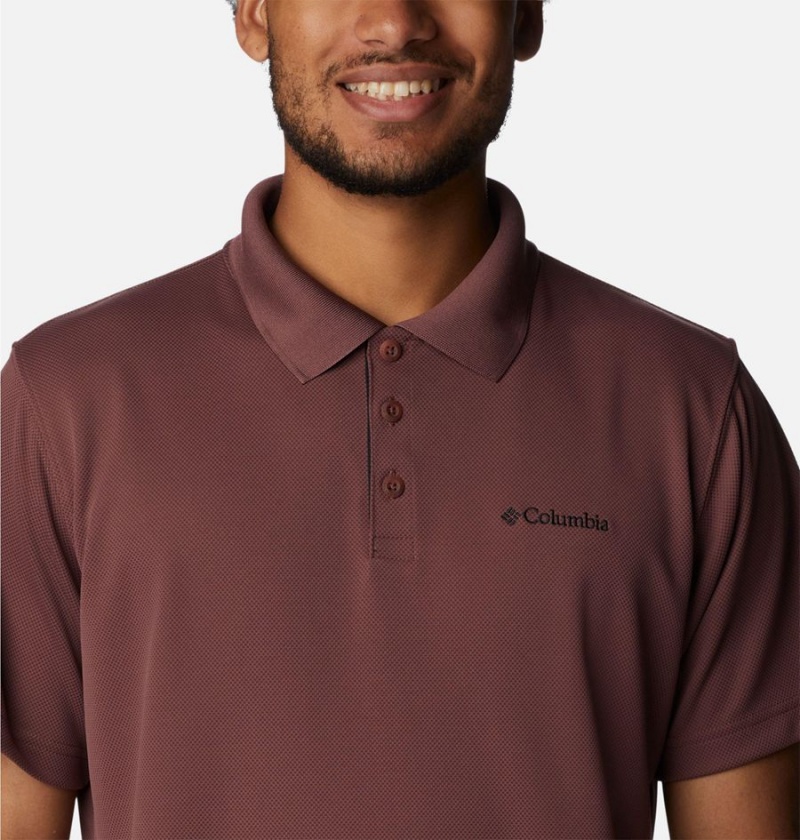 Columbia Utilizer Men's Polo Shirt Brown | UDIMYK-729