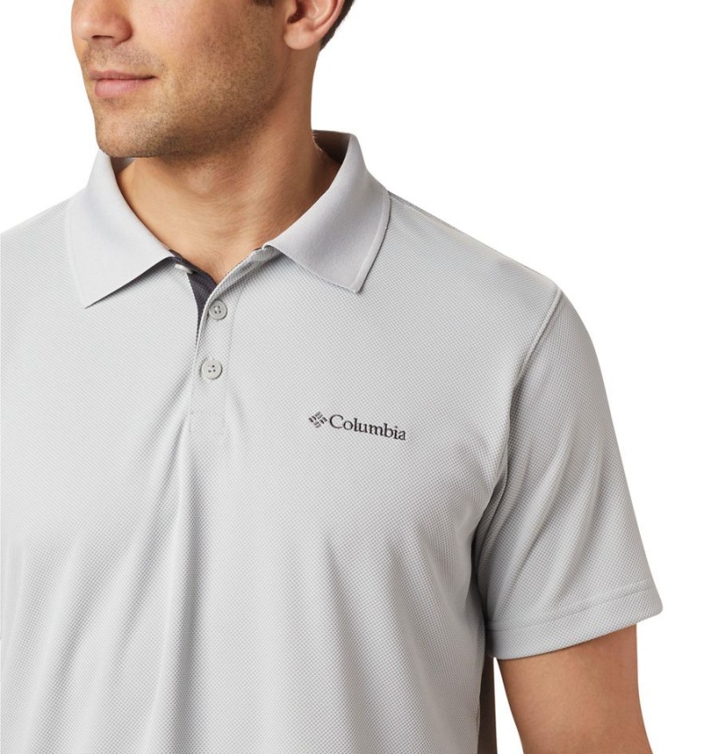 Columbia Utilizer Men's Polo Shirt Grey | KILNEB-367
