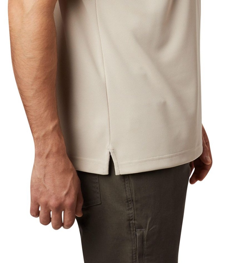 Columbia Utilizer Men's Polo Shirt Khaki | WHCGMY-459