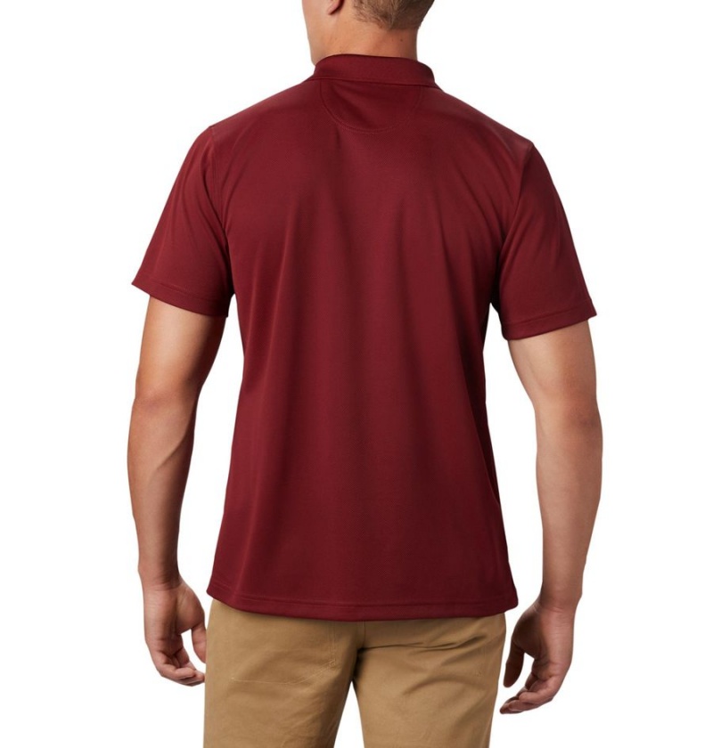 Columbia Utilizer Men's Polo Shirt Red | BONCPI-780
