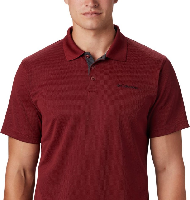 Columbia Utilizer Men's Polo Shirt Red | BONCPI-780