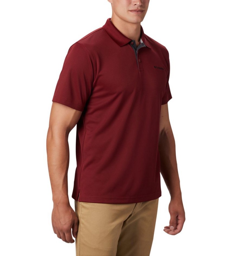 Columbia Utilizer Men's Polo Shirt Red | BONCPI-780