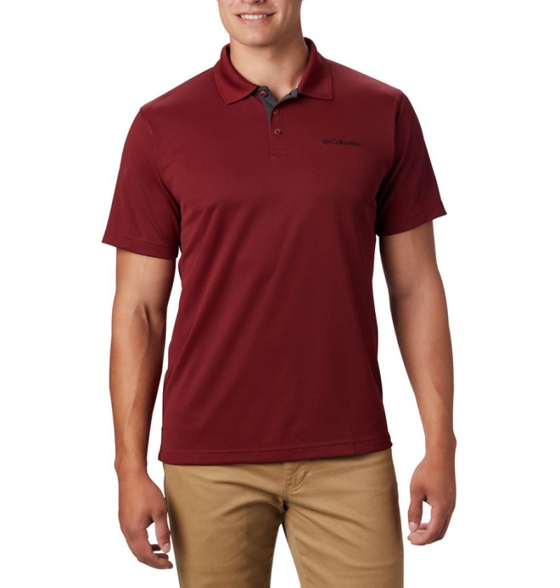 Columbia Utilizer Men\'s Polo Shirt Red | BONCPI-780