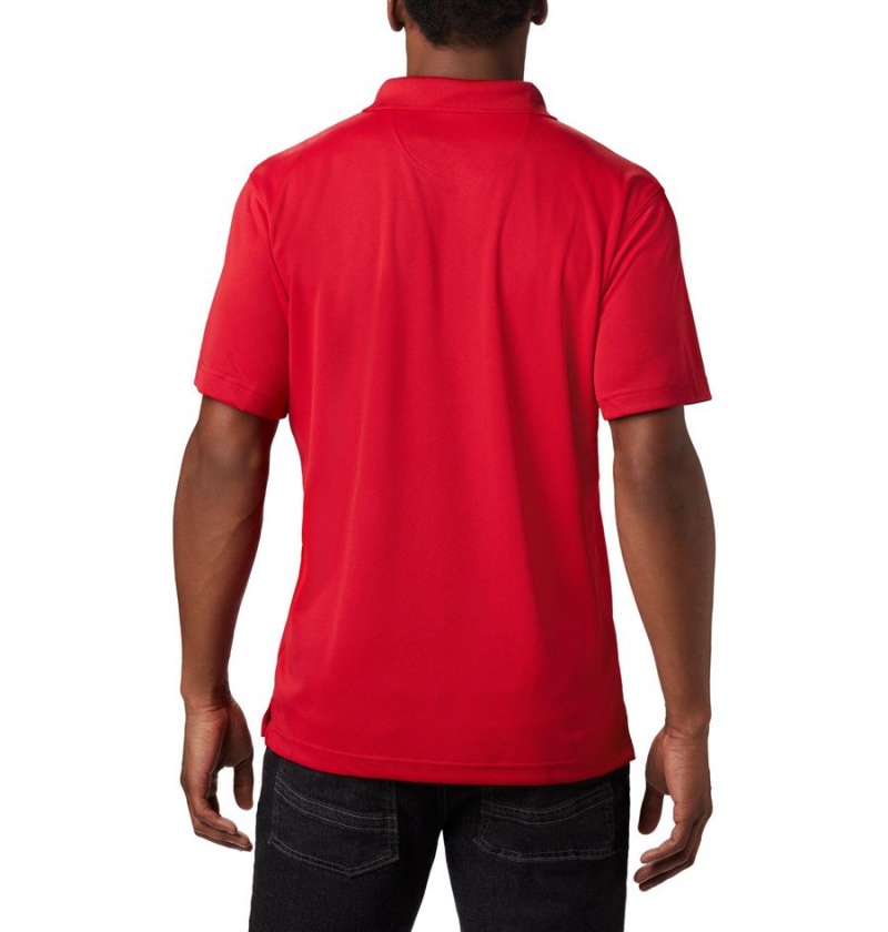 Columbia Utilizer Men's Polo Shirt Red | OTNWZM-435