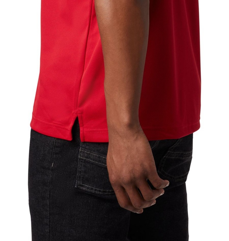 Columbia Utilizer Men's Polo Shirt Red | OTNWZM-435