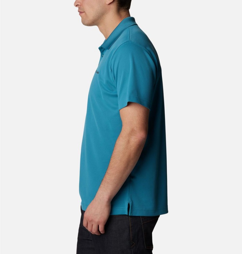 Columbia Utilizer Men's Polo Shirt Turquoise | VIDFWL-264
