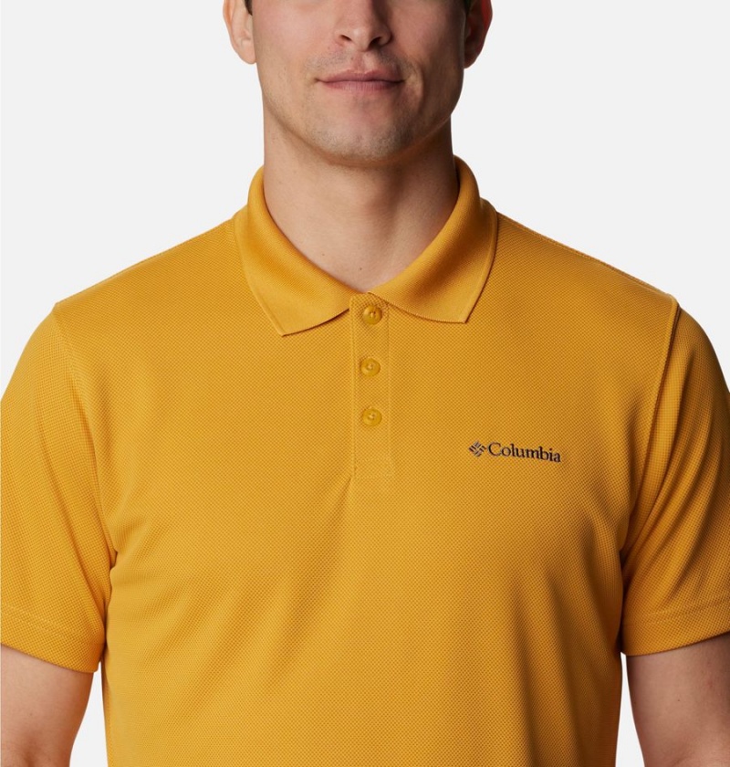 Columbia Utilizer Men's Polo Shirt Yellow | ZMYSHX-923