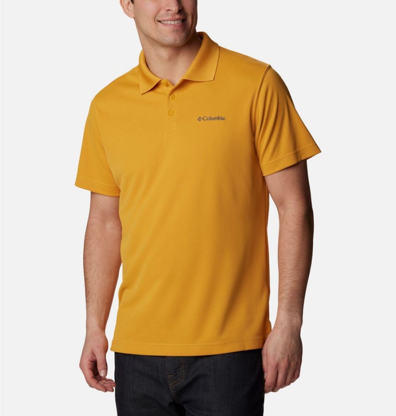 Columbia Utilizer Men's Polo Shirt Yellow | ZMYSHX-923