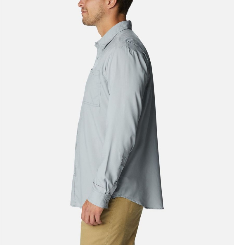Columbia Utilizer Woven Long Sleeve Men's Shirt Grey | IRNGCB-502