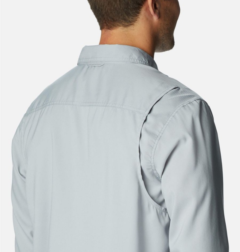 Columbia Utilizer Woven Long Sleeve Men's Shirt Grey | IRNGCB-502