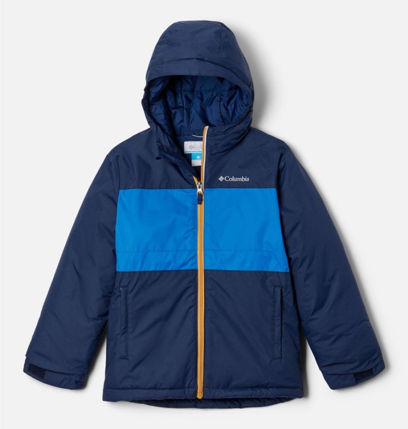 Columbia Valley Runner Kids\' Jacket Navy | SOAVKE-987