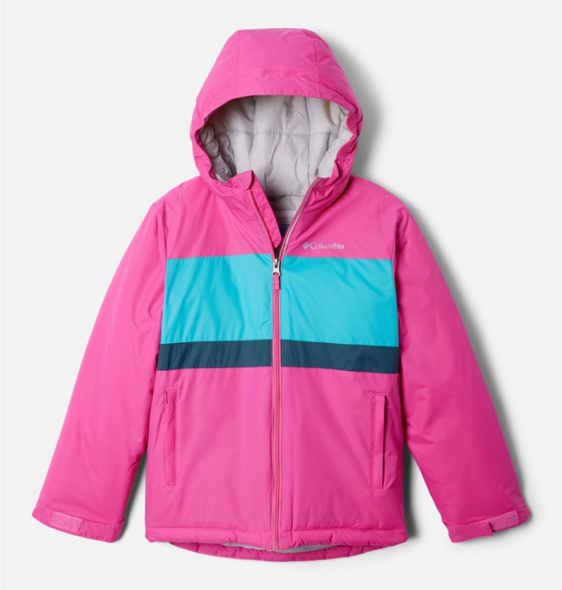 Columbia Valley Runner Kids\' Jacket Pink | KGURSF-059