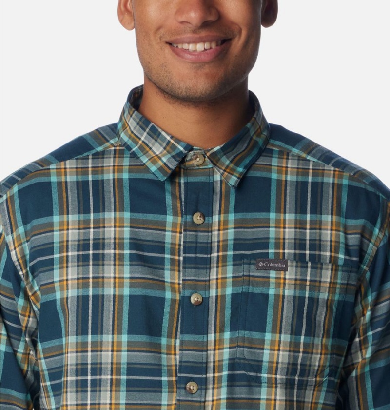 Columbia Vapor Ridge III Long Sleeve Men's Shirt Multicolor | FSGVOC-614
