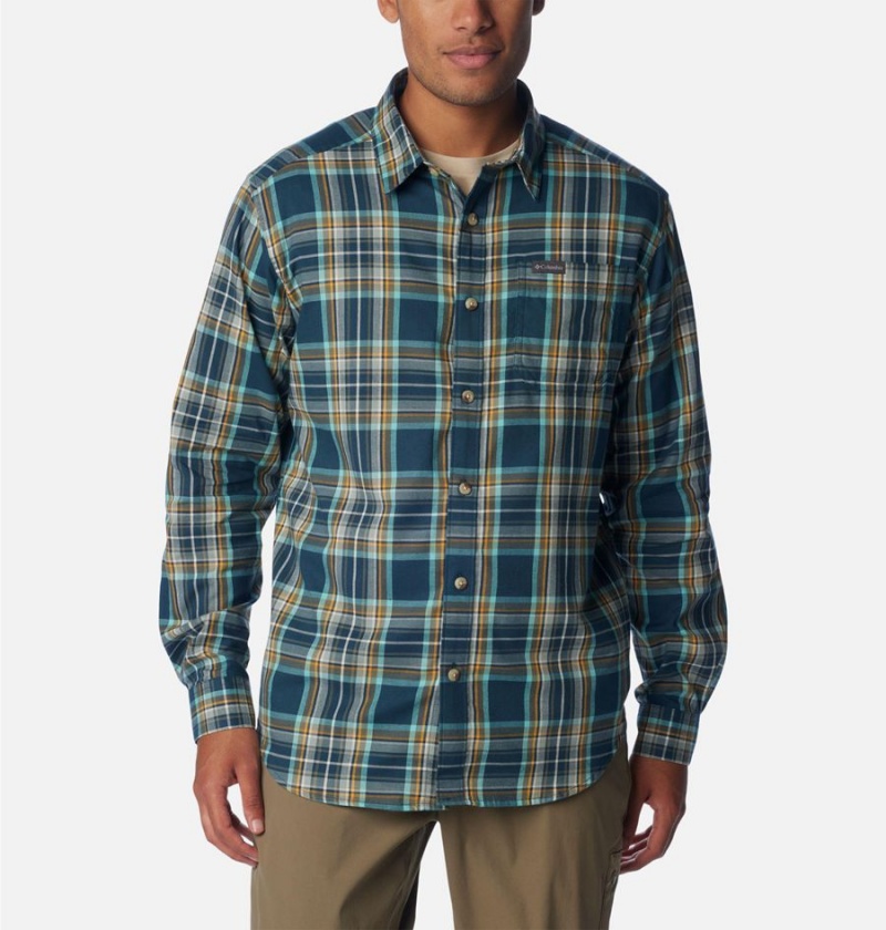 Columbia Vapor Ridge III Long Sleeve Men\'s Shirt Multicolor | FSGVOC-614