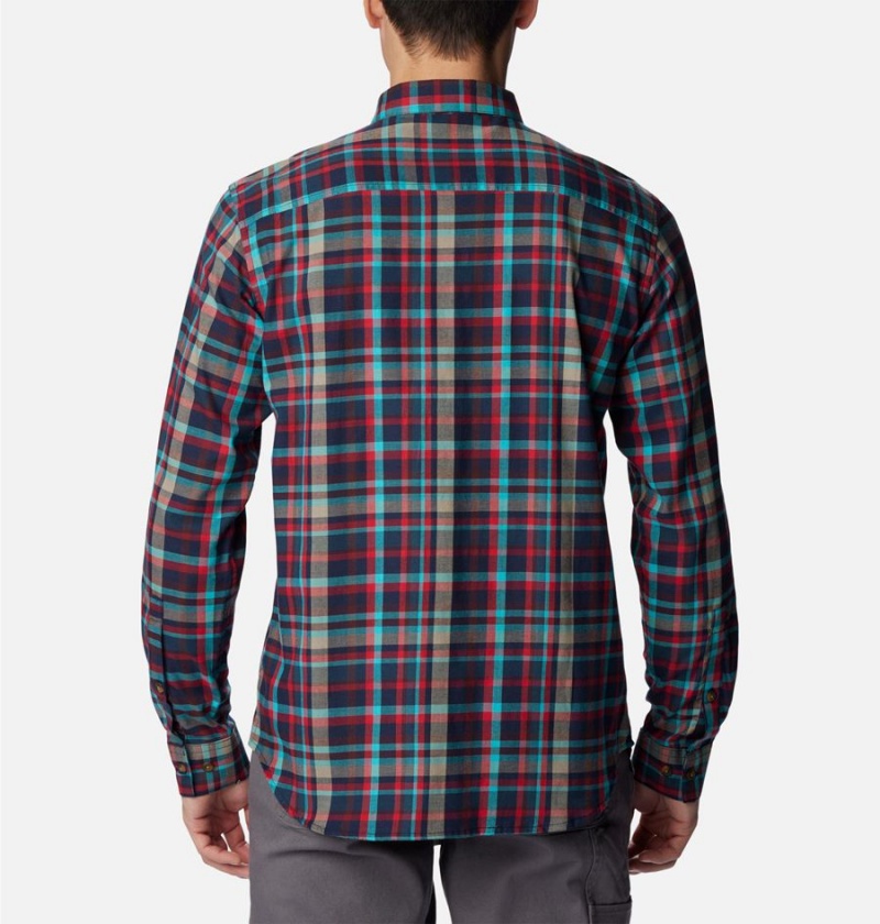 Columbia Vapor Ridge III Long Sleeve Men's Shirt Multicolor | WJIURL-528