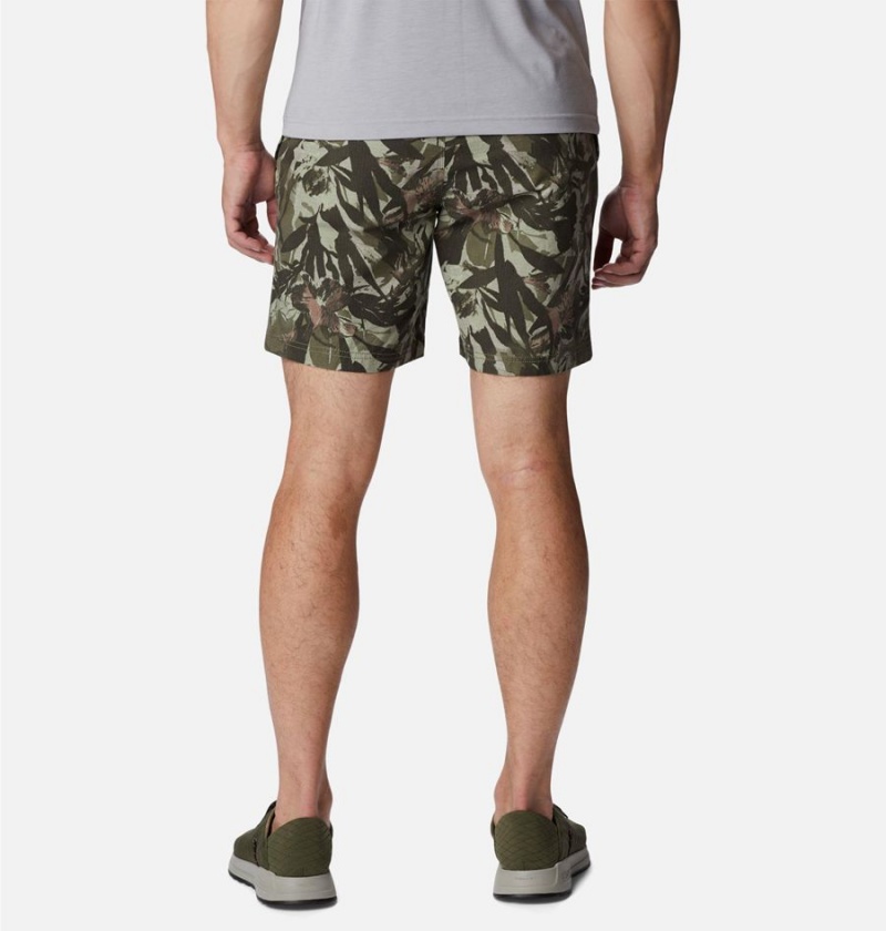 Columbia Wallowa Belted Men's Shorts Green | UJFSPR-853