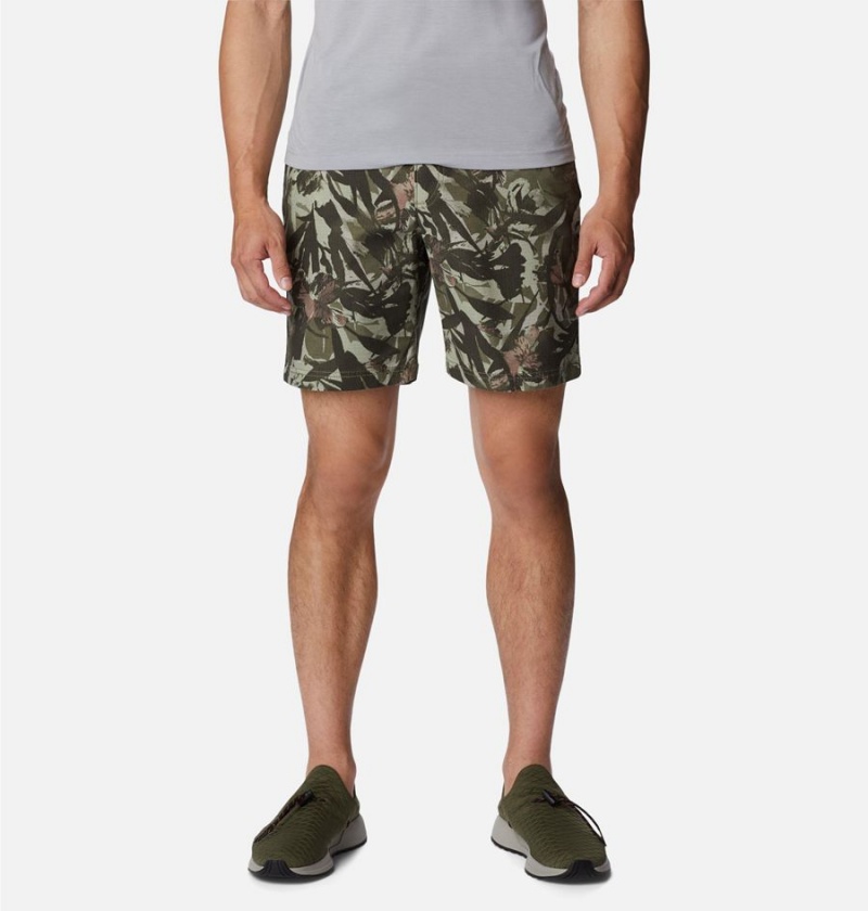 Columbia Wallowa Belted Men\'s Shorts Green | UJFSPR-853