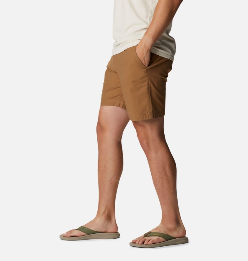 Columbia Wallowa Belted Men's Shorts Khaki | JCVLGU-702