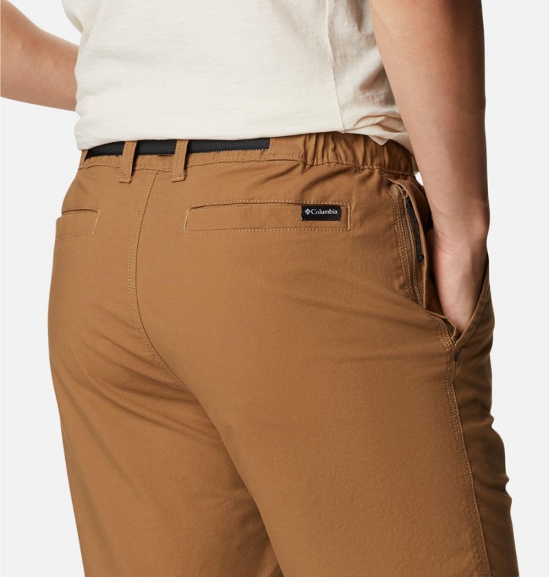 Columbia Wallowa Belted Men's Shorts Khaki | JCVLGU-702