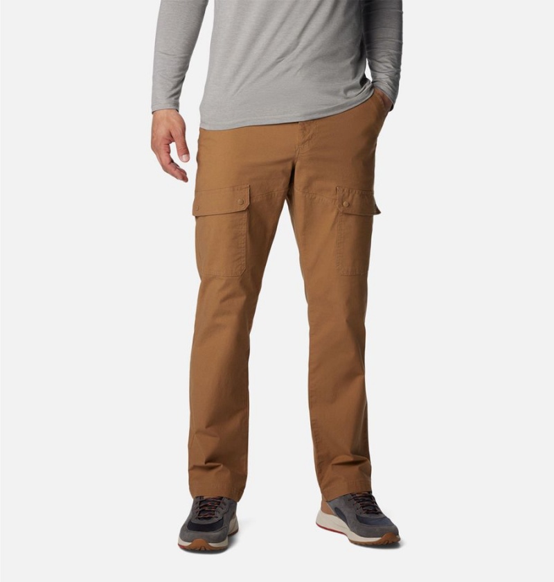 Columbia Wallowa Cargo Men\'s Pants Brown | DYQMVX-975