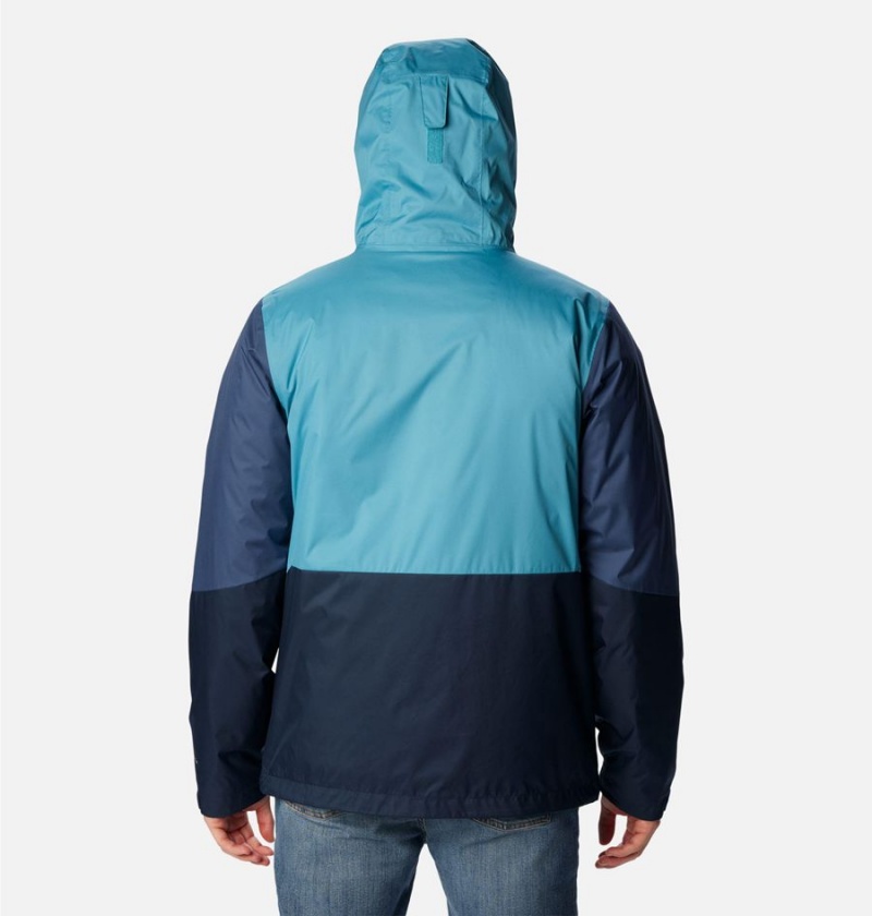 Columbia Wallowa Park Interchange Men's 3 In 1 Jackets Navy | VDCBUW-179